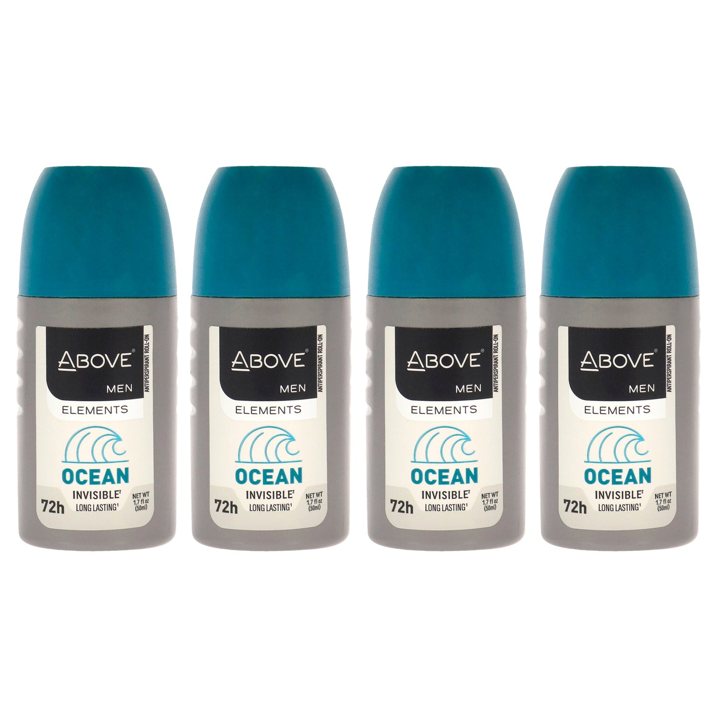72 Hours Element Antiperspirant Deodorant - Ocean - Pack of 4