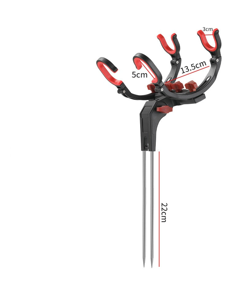 360 Degree Adjustable Fishing Pole Holder Universal Fishing Foldable Bracket Sea Lake Fish Rod Rack Stand Fishing Accessories GND Products