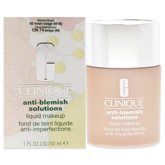 Anti-Blemish Solutions Liquid Makeup#05 Fresh Beige(MF/M)-Dry Comb. To Oily Skin by Clinique for Women - 1 oz Foundation