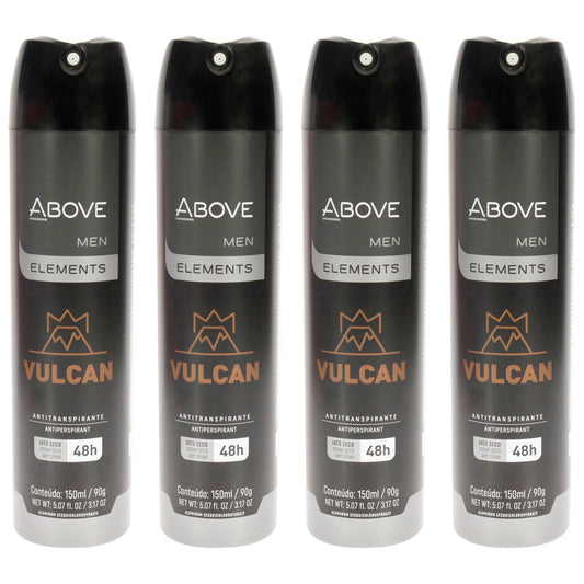 48 Hours Element Antiperspirant Deodorant - Vulcan - Pack of 4