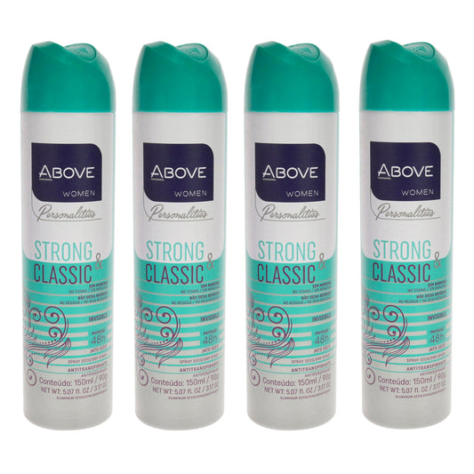 48 Hours Personalities Antiperspirant Deodorant - Strong and Classic - Pack of 4