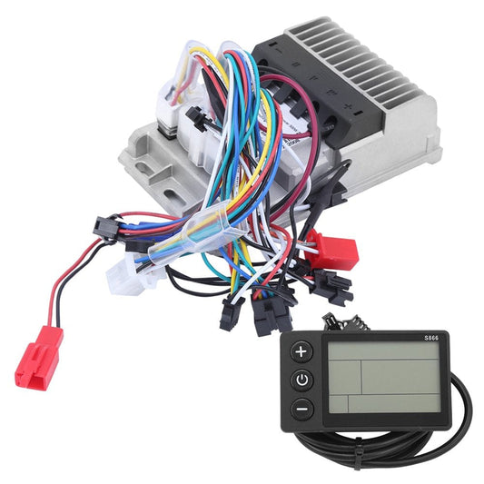 YLSHRF 36/48V 500W Electric Tricycles 3‑Mode Sinusoid Brushless Controller Instrument LCD Set,Electric Tricycles Accessory,Controller